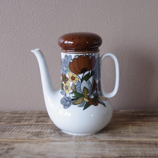 ドイツ製 ヴィンテージ食器 トーマス Thomas レトロ ボタニカル柄 コーヒーポット 1113 Thomas Kiruna Camaque Coffeepot Small 1113 Flohmarkt フローマルクト 通販 Yahoo ショッピング