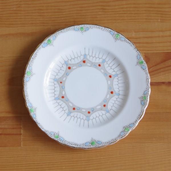 イギリス製 アンティーク 食器トスカン Tuscan Plant アールデコ デザートプレート ケーキ皿 #191031-1  :TUSCAN--artdeco-plate-17cm-191031-1:Flohmarkt フローマルクト 通販 