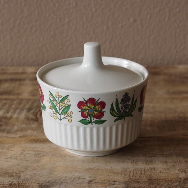 Villeroy Boch ビレロイ ボッホ レトロ 花柄 シュガーポット 1910 Villeroy Boch Retro Flower Sugarpot 1910 Flohmarkt フローマルクト 通販 Yahoo ショッピング