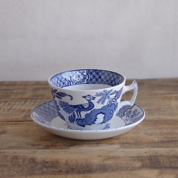 イギリス アンティーク食器 Wood Sons ウッド サンズ Yuan ユアン 鳥 孔雀 クジャク ティーカップ ソーサー 2419 1 Wood And Sons Yuan Cup Saucer 2419 1 Flohmarkt フローマルクト 通販 Yahoo ショッピング