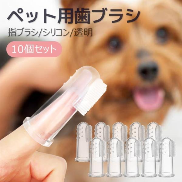 犬用指歯ブラシ 犬の歯のクリーニング用 犬/猫の歯磨きキット flora-s_uc-1106