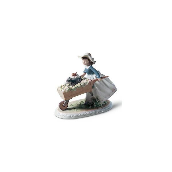 LLADRO リヤドロ人形リヤドロ乗せてあげる5460リヤドロ犬と少女 LLADRO リヤドロ人形リヤドロ乗せてあげる5460リヤドロ犬と少女