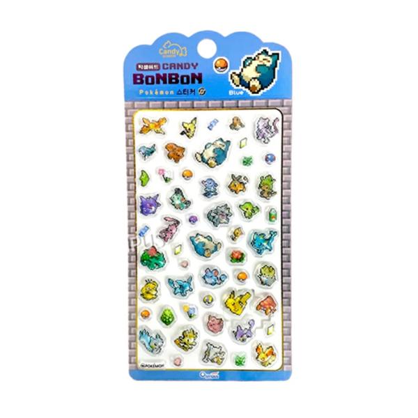 Pokemon（ポケモン） 韓国正規品 ピクセルアート シール キャンディ