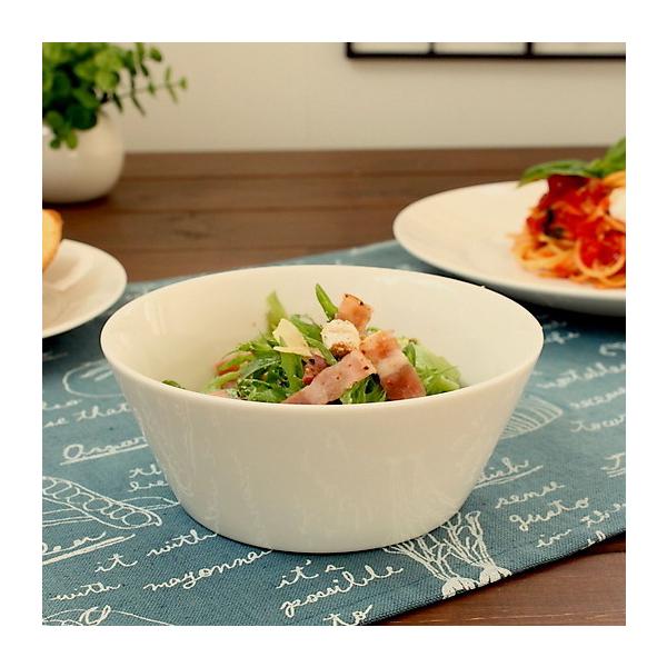 14ｃｍ台形サラダボウル(サラダボウル ボウル スープ シリアル デザート 白い食器 カフェ風 カフェ お洒落 業務用 業務用食器 アウトレット 美濃焼 日本製T)