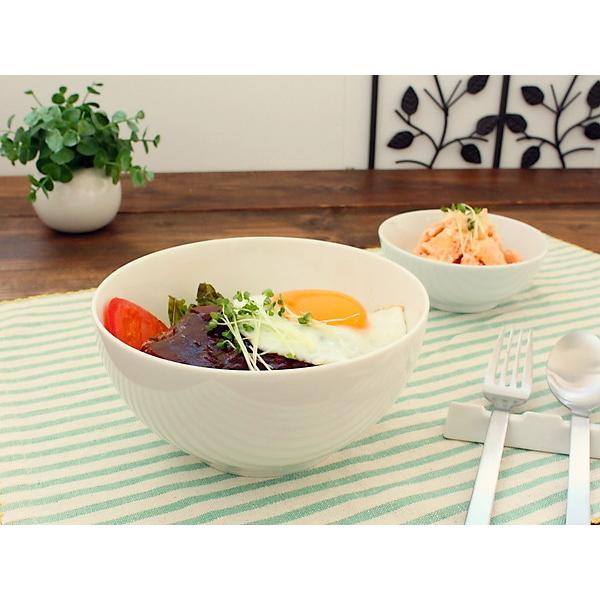 ロコモコカフェ丼(洋食器 白い食器 ボウル どんぶり 丼 カフェ風