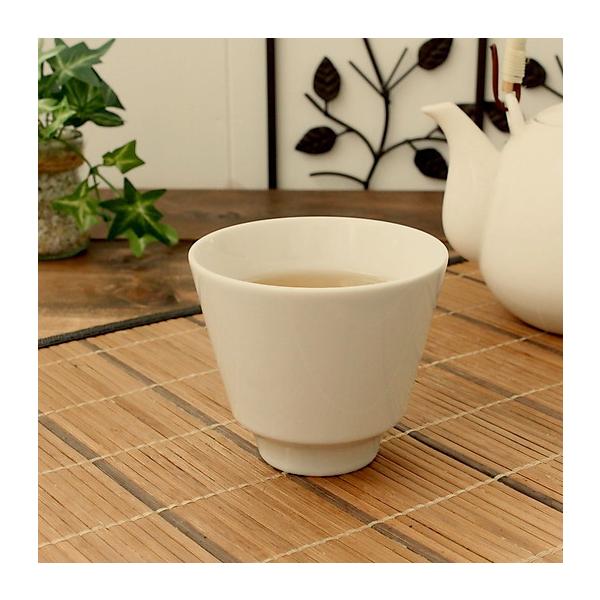 250ｃｃ台形煎茶(カップ 湯呑み 煎茶 茶器 お茶 蕎麦猪口 デザート 和食器 白い食器 アウトレット  業務用 業務用食器 美濃焼 日本製T)
