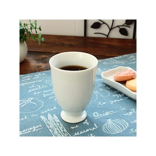 高台フリーカップ (ホワイト)(洋食器 カップ コップ 茶器 フリーカップ 業務用 業務用食器 白い食器 アウトレット 訳あり 業務用 多治見美濃焼 日本製)