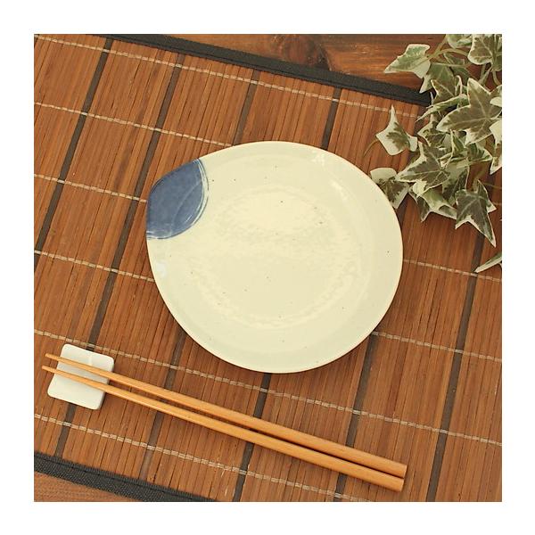 しずく型梨地プレート(和食器 お皿 中皿 取り皿 プレート 業務用食器 業務用 アウトレット 多治見美濃焼 日本製T)
