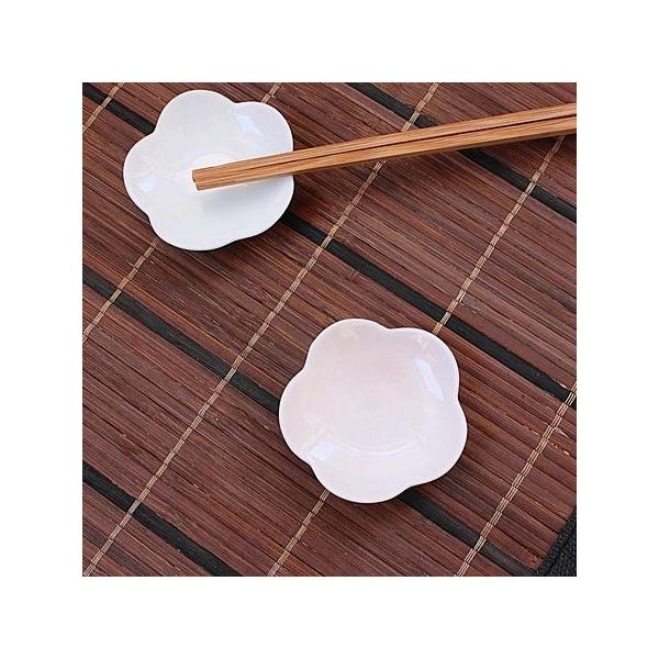 梅 箸置き/ピンク (和食器 洋食器 箸置き カトラリー カトラリーレスト アウトレット 多治見美濃焼 日本製)