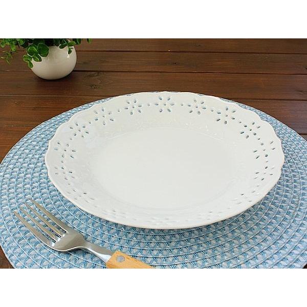 白磁 透かし大皿 洋食器 白い食器 プレート アウトレット 日本製 Y 19a 05ay Flower May 通販 Yahoo ショッピング