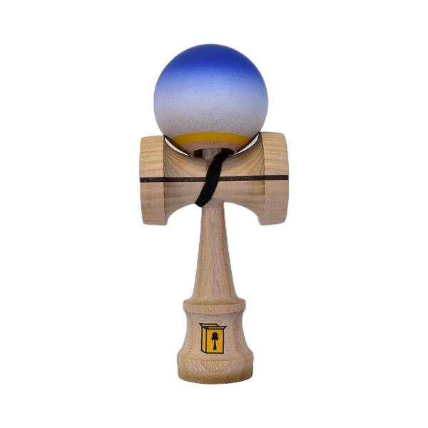 シリアルけん玉 Cereal KENDAMA  Blue Mist Trinity Shape Cloud+ Clear