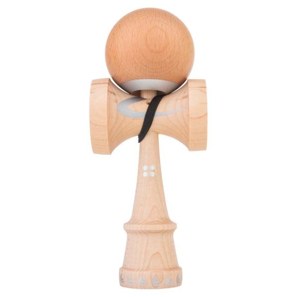 けん玉 KENDAMAUSA Nobu Nori Pro Model v3 - Saga Shape ナチュラルケン シルクペイント pro541