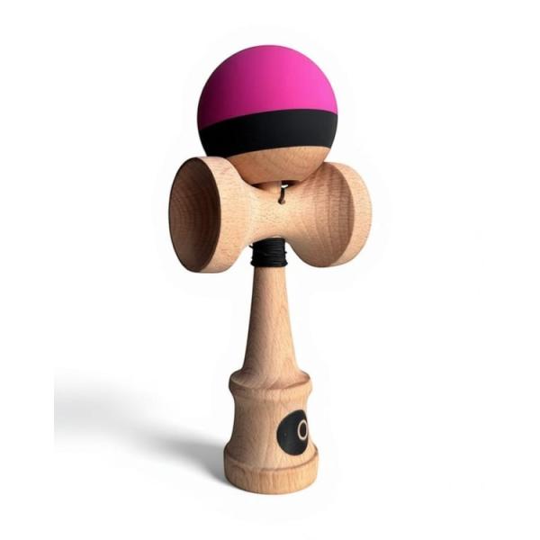 Okendama Candy Full Beech AntiSkid PINK-BLACK オーケンダマ けん玉
