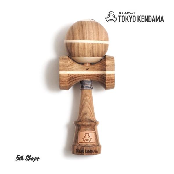 けん玉 TOKYO KENDAMA ゼブラ＆ラバーウッド / ZEBRA & RUBBERWOOD東京けん玉 ストリートけん玉 トーキョーケンダマ 育てるけん玉 エイジング 5thshape