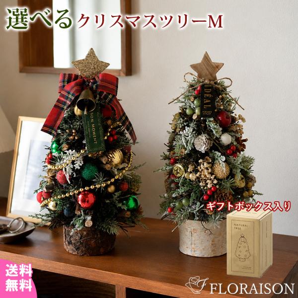 クリスマス インテリア 選べるデザイン ミニ クリスマスツリーM 誕生日 記念日 プレゼント 赤