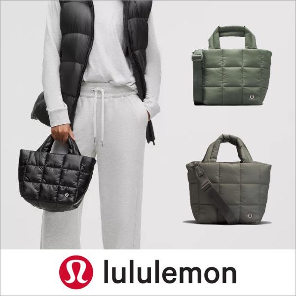 lululemon（ルルレモン） ミニ トートバッグ キルティング 斜め掛け