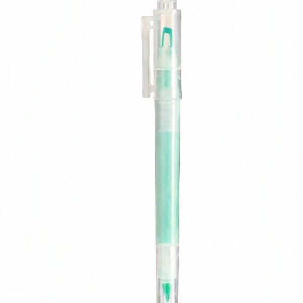 無印良品 窓付き蛍光ペン 緑 グリーン 1本