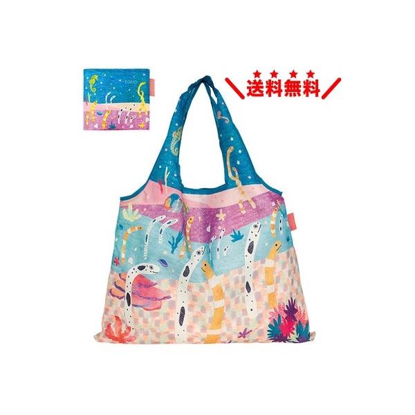 プレーリードッグ エコバッグ 【チンアナゴ】 大容量 2WAY 折りたたみ マチ付き ショッピングバッッグ  おしゃれ 可愛い メール便無料