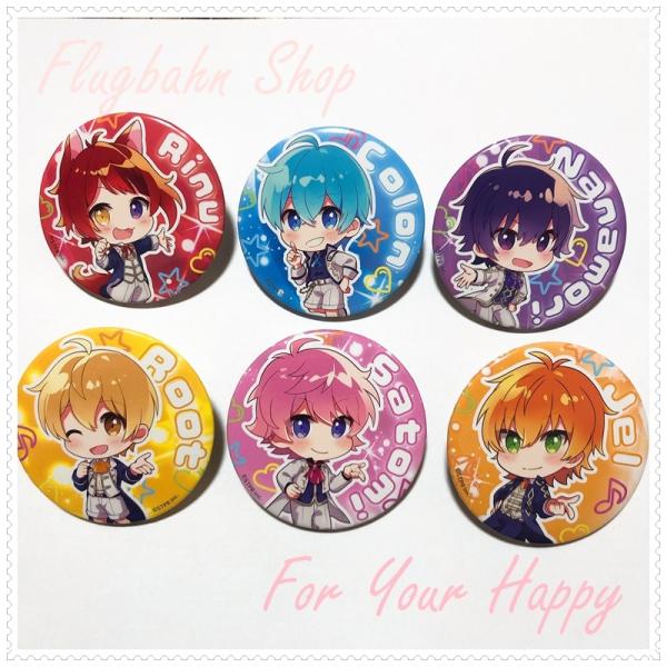 すとぷり 缶バッジ 全員 デフォ ミニ ソロ6枚セット 缶バッジ 2021 