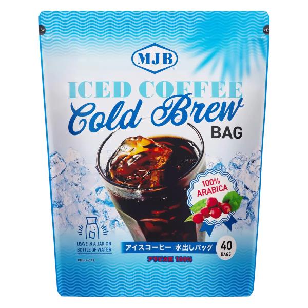 MJB アイスコーヒー 水出しバッグ コールドブリュー コストコ COSTCO レギュラー 40バッグ アラビカ豆100% 上質な甘み 穏やかな苦み