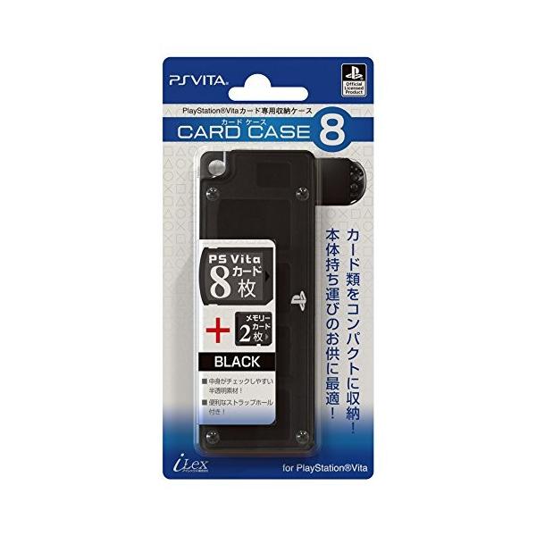 Playstationオフィシャルライセンス商品psvitaカード専用収納ケース カードケース8 ブラック For Playstati Aziza Physics Com
