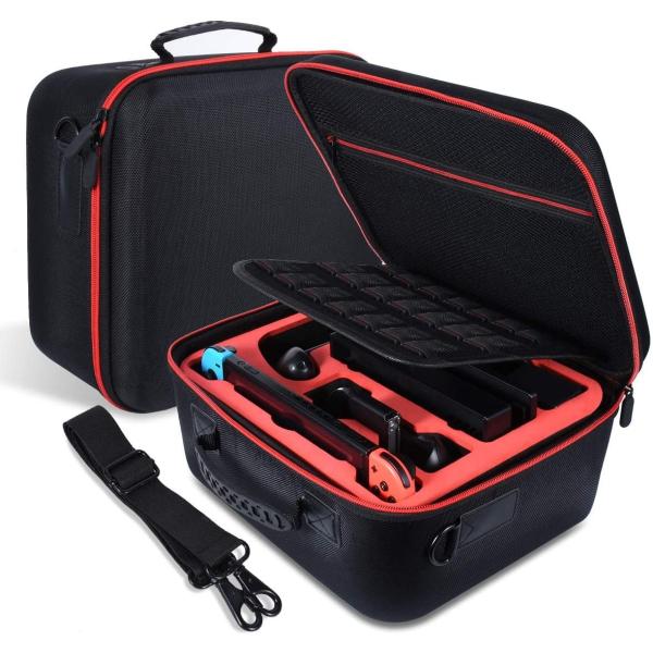 Nintendo Switch ケース ニンテンドースイッチケース 大容量 Eva素材 全面保護 耐衝撃 収納バッグ ゲームカード 保護カバ Olhodaguadocasado Al Gov Br