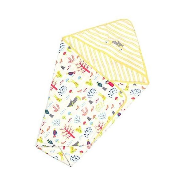 今治タオル もり 片面ガーゼ ベビータオル Isso Ecco おくるみ イエロー Winestyles Jp