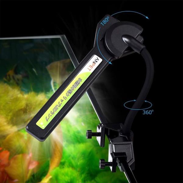 Anpet 水槽ledランプ クリップ式 2 9w アクアリウム 照明ライト Led白7枚 青2枚 長寿命 省エネ 水草育成 観賞魚 熱帯魚 Apaproduction Fr