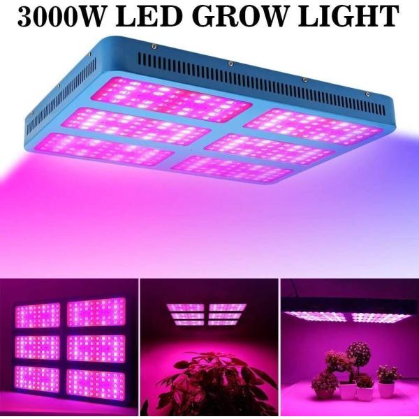 Derlights 植物育成ライト Maneのderlights 育成ledライト 改良版ダブルチップ 屋外照明 フルスペクトル Fluffy 10w 300pcsのled電球 3000w相当 Fluffy Mane
