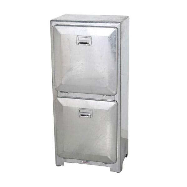 ダルトン DULTON】 TRASH CAN DOUBLE DECKER GALVANIZED （トラッシュ