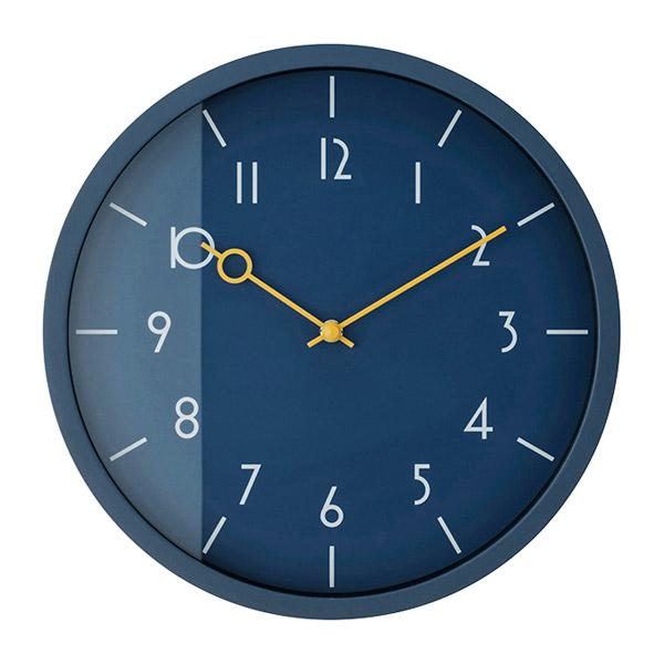 INTERFORM 掛時計 VETELI ネイビー CL-4344 INTERFORM（インターフォルム） VETELI WALL CLOCK NAVY （ヴェテリ
