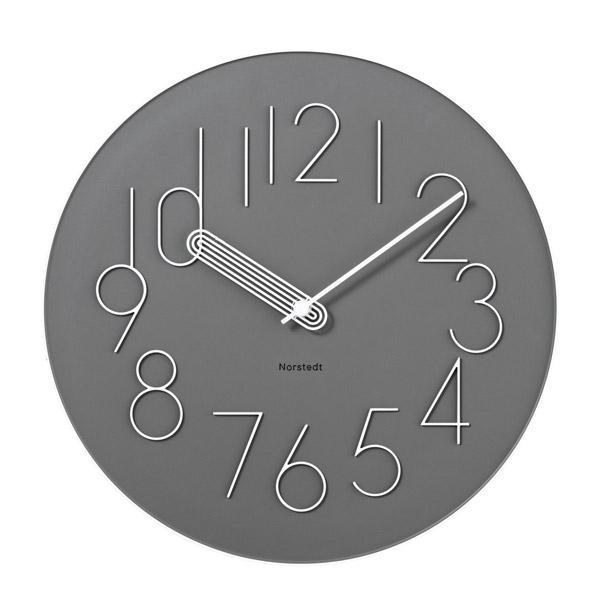 INTERFORM（インターフォルム） BOORK WALL CLOCK GREY （ボールク
