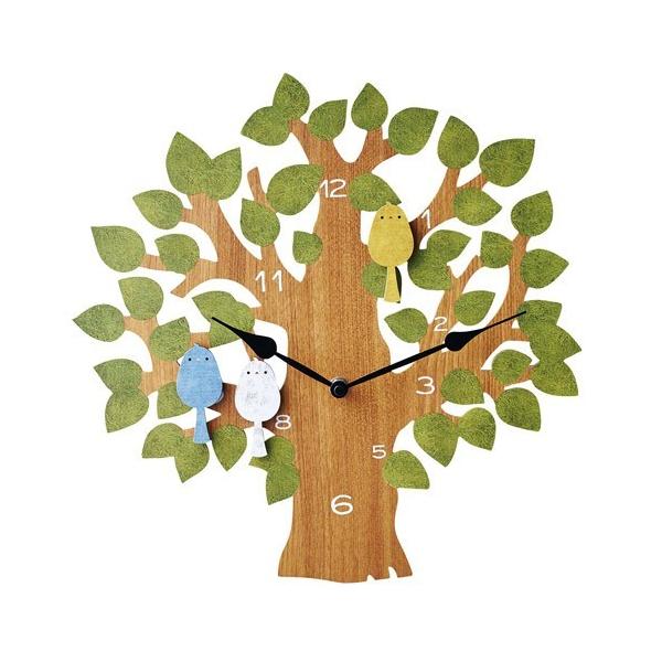 インターフォルム 壁掛け時計 トゥルル CL-9891 [グリーン