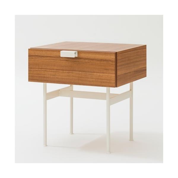 PIERRE PAULIN F181 DRAWER TABLE TEAK WHITE�@�i�s�G�[�� �|���� F181 �h�����[ �e�[�u�� �`�[�N �z���C�g�j �y���������z �y�|�C���g11�{�z
