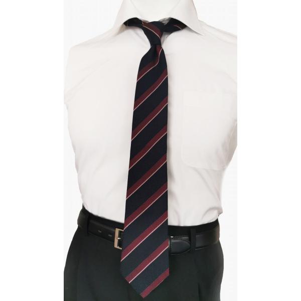 イタリア製 ネクタイ フライングブルー ネイビー系 ストライプ flb