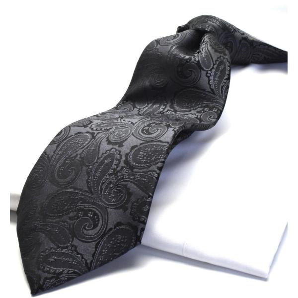 サイズ縦143センチ×幅8〜8.5センチ材　質シルク１００％色グレー、ブラックのペズリー柄商品説明写真と多少の色の異なりはご了承下さい。 ポイント利用