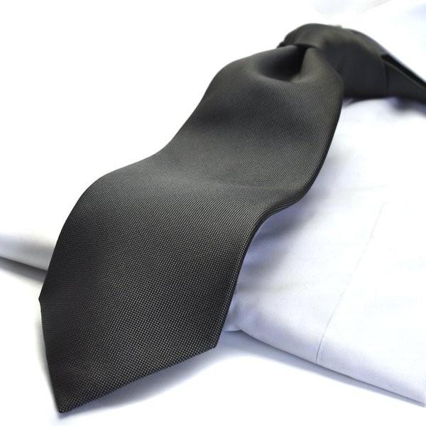 MICHIKO LONDON（ミチコロンドン） ネクタイ 無地 チャコールグレー M