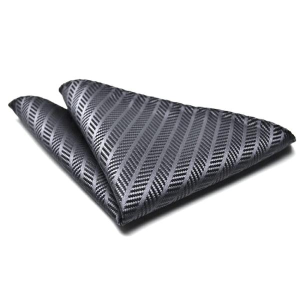 【20代/30代/40代/50代/60代】サイズ約23.5cmの正方形材　質シルク１００％色チャコールグレーのデザインストライプ柄商品説明写真と多少の色の異なりはご了承下さい。 ポイント利用