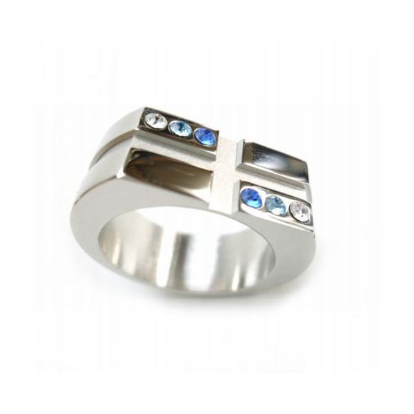ネクタイ リング RING-73 シルバー ブルー ポイント利用 : ネクタイの