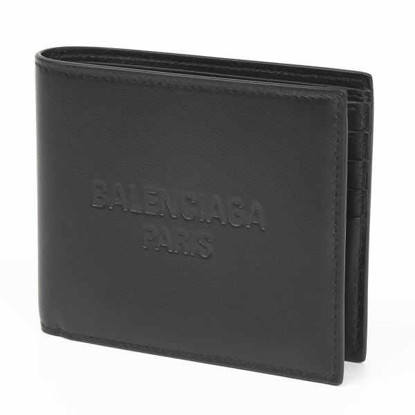 BALENCIAGA（バレンシアガ） 785256 2AAOS 1000 二つ折り財布 ブラック