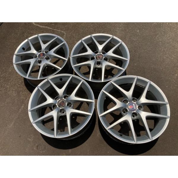 241102 サーブ9-3 FB207 平成23 アルミホイール　4本セット 17インチ タイヤ欠品