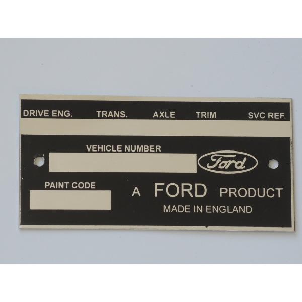 SALE! Fordシャーシプレート