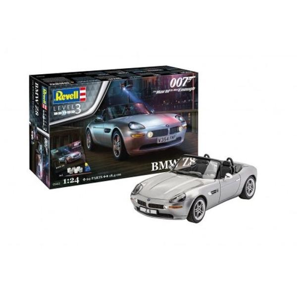 ドイツレベル 1/24 BMW Z8 `007ワールド・イズ・ノット・イナフ` プラモデル ハセガワ 5662