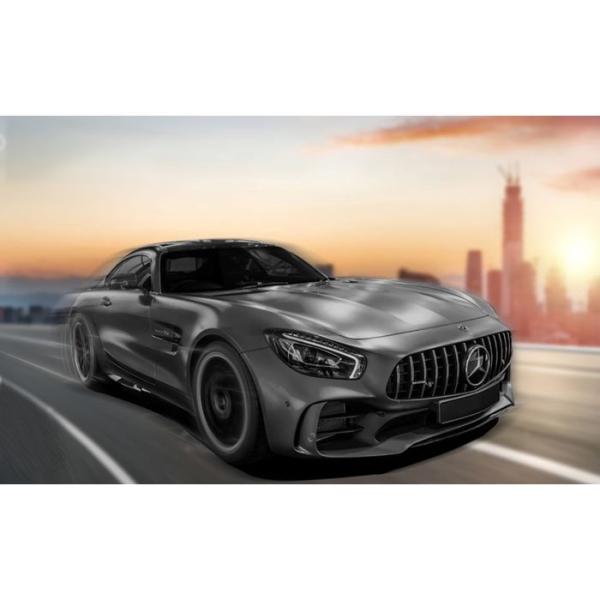 メルセデス　プラモデル完成品 ドイツレベル 1/43 メルセデスベンツ AMG GTR グレー プラモデル