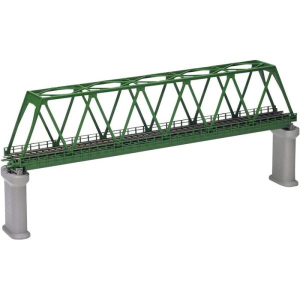 Nゲージ 単線トラス鉄橋 F 深緑 PC橋脚 2本付  鉄道模型 線路 レール TOMIX TOMYTEC トミーテック 3033