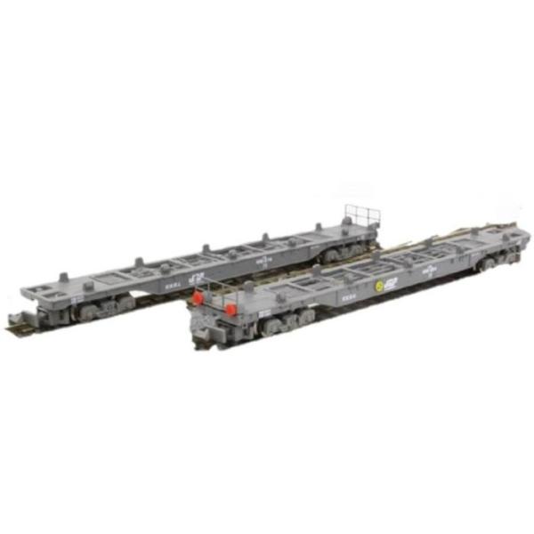 Zゲージ コキ106 グレー(コンテナなし)2両セット 鉄道模型 ロクハン