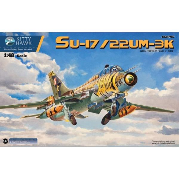 キティホーク 1/48 スホーイ Su-17/22UM-3K フィッターG プラモデル