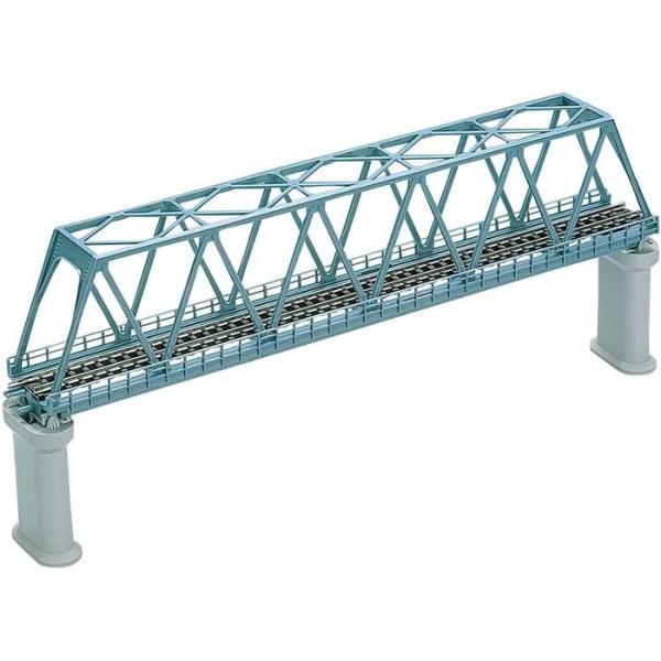 Nゲージ 単線トラス形 鉄橋 F 青 PC橋脚 2本付  鉄道模型 線路 レール TOMIX TOMYTEC トミーテック 3030