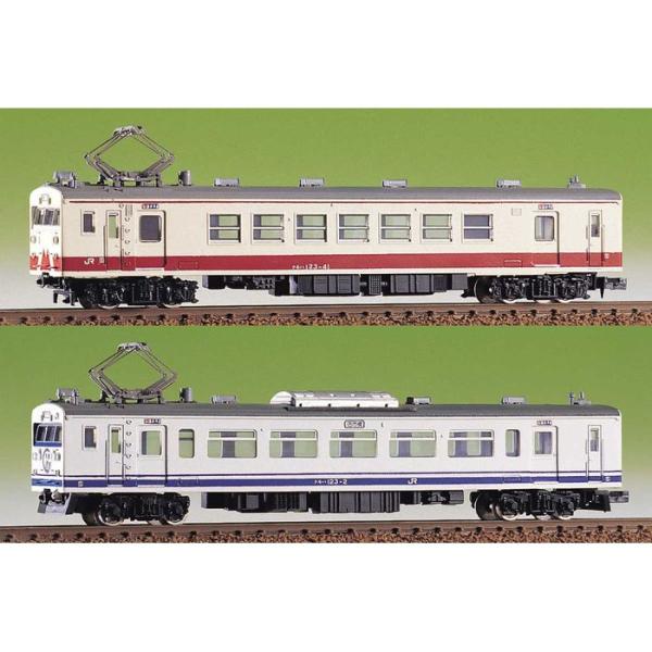 Nゲージ 鉄道模型 エコノミーキット 未塗装 JR クモハ 123系　2輛セット 可部線+身延線40番代　各1輛入 グリーンマックス 185