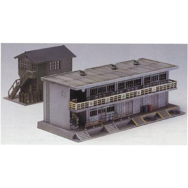 Nゲージ 近代型詰所 鉄道模型 ジオラマ ストラクチャー 建物 施設 グリーンマックス 2134